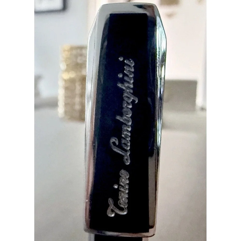 Lamborghini Il Toro Single Jet Butane Cigar Lighter - Black - New